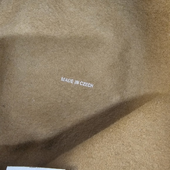 Unused Garments Floppy Hat Womens Brown Rabbit Fur Felt Wide Western Boho JAPAN‎ main image 5